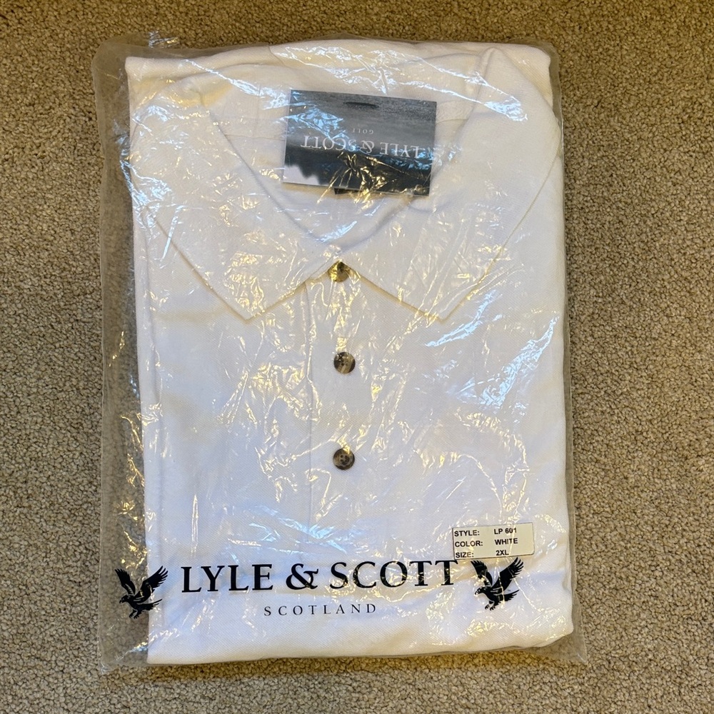 Lyle & Scott Men's White Polo Shirt